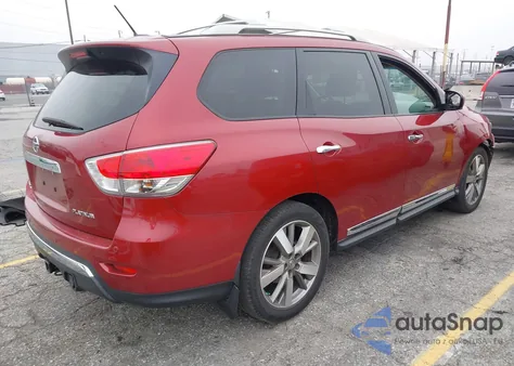 2015 Nissan Pathfinder Platinum from USA, damaged, VIN 5N1AR2MN8FC609075